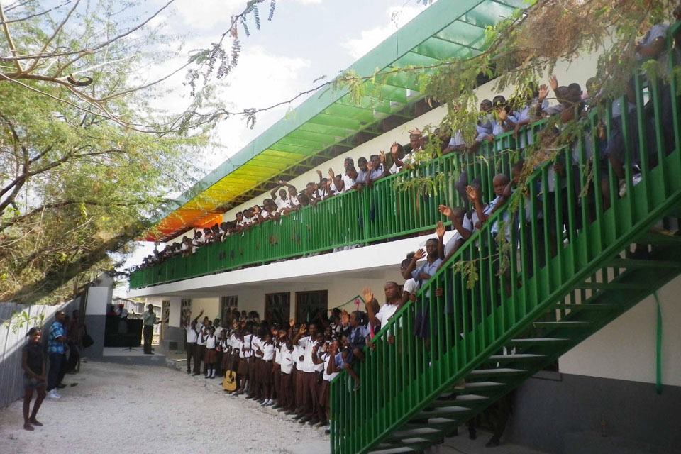 The Collège Mixte Le Bon Berger in Montrouis, Haiti