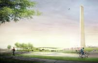 A new pavilion will house much-needed facilities beside the Washington Monument.