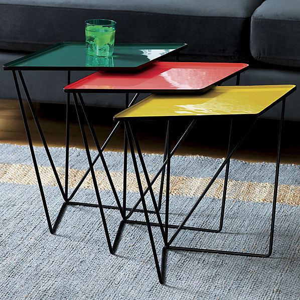 SAIC Paradox Nesting Tables - Set of Three