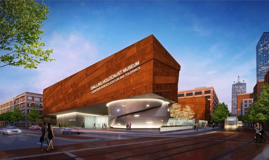 Conceptual rendering of Dallas Holocaust Museum.