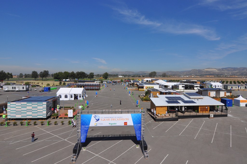 The 2015 U.S Department of Energy Solar Decathlon opened on October 8 at the Orange County Great Park in Irvine, Calif. 