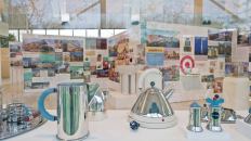 A view of the "Michael Graves: Past as Prologue" 50th anniversary exhibition at the Grounds For Sculpture in Princeton, N.J., which runs through April 5.