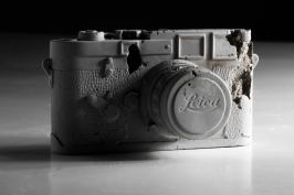 Glacial Rock Eroded Leica M3, 2015 by Daniel Arsham