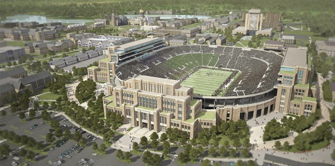 University+of+Notre+Dame+Campus+Crossroads%2c+HOK%2c+Notre+Dame%2c+Indiana