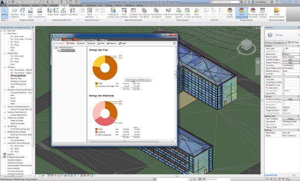 Green Building Studio's interface relays estimated HVAC costs.