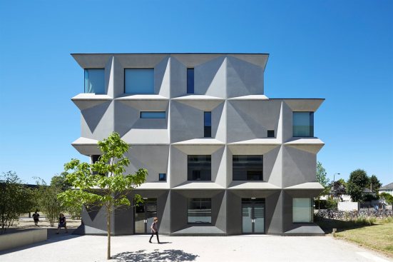 Burntwood School, London, by AHMM Architects, winner of the 2015 RIBA Stirling Prize.
