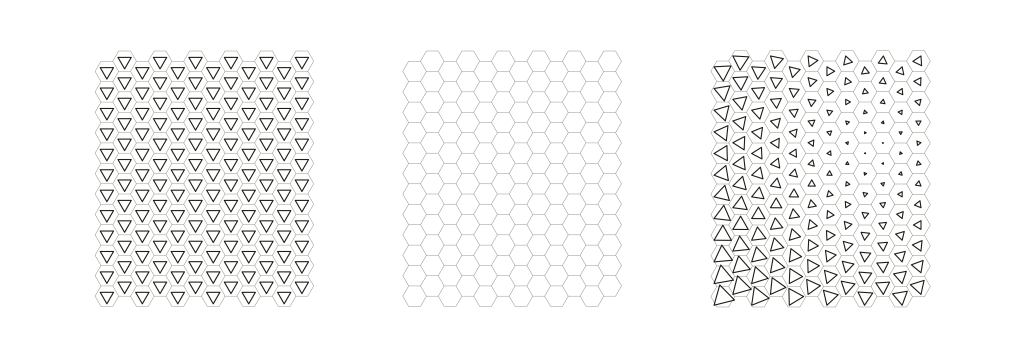 Component grids derived from the patterning process.