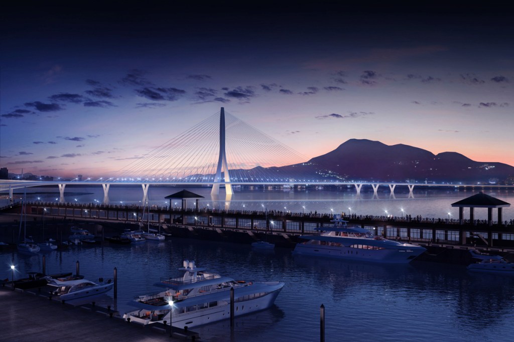 Danjiang Bridge by Zaha Hadid Architects
