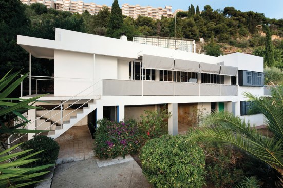 Eileen Gray's E-1027 Villa in Roquebrune-Cap-Martin, France.