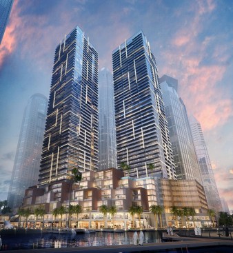 The Residences at Marina Gate, Dubai, UAE, by Aedas