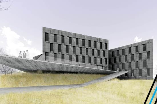 Ordos 20+10 Office Complex, Ordos, Inner Mongolia, China.