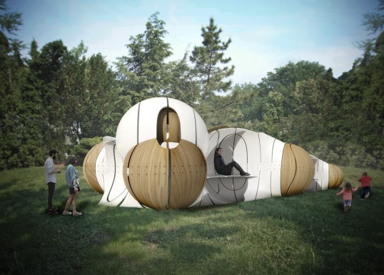 Torqueing Spheres by IK Studio
