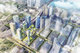 The four-block area in Miami’s Park West neighborhood that the designers will be focusing on.