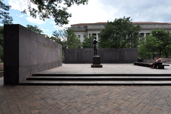 Pershing Park as it stands today.