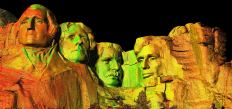 The Mount Rushmore National Memorial, shown in the laser scan above, is one of about 60 projects worldwide that have been digitally archived by Oakland, Calif.–based nonprofit CyArk and its collaborators.