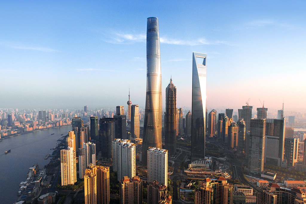 The Shanghai Tower, by Gensler, is scheduled to complete late by the end of  2015.
