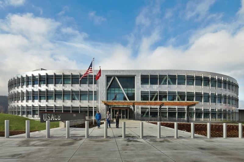 Funded by the 2009 American Recovery and Reinvestment Act, the new Federal Center South Building 1202 was one of the shovel-ready public works meant to provide an economic jolt to communities hard-hit by the recession.