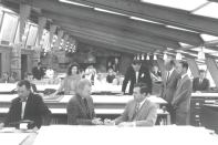 At a time when women had few options in architecture, Frank Lloyd Wright provided one, as a circa 1962 photo from Taliesin West attests.