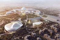 Overall view of Astana Expo City 2017.