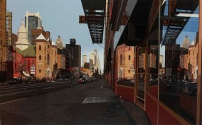 "Holland Hotel" by Richard Estes, 1984.