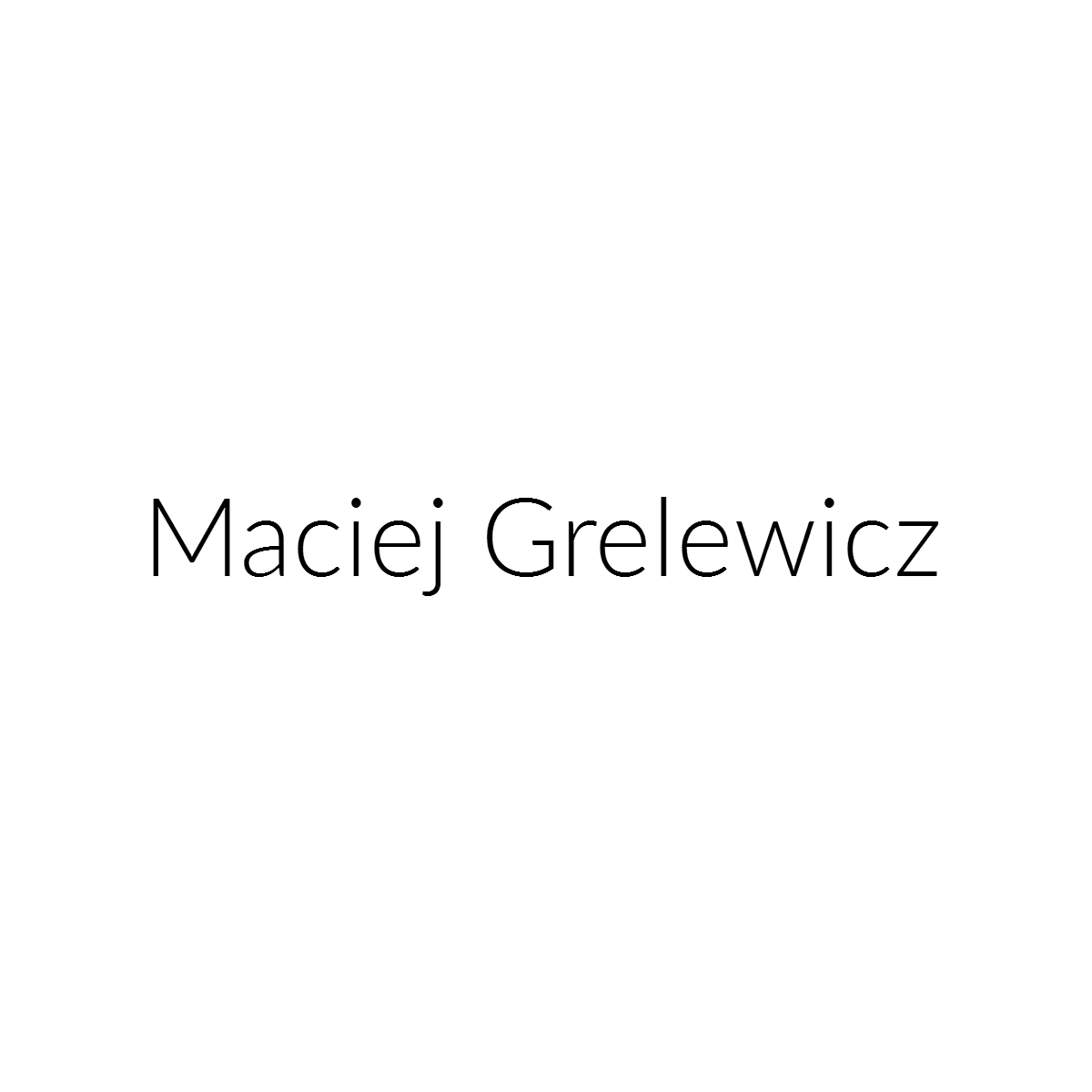 Maciej Grelewicz Architects