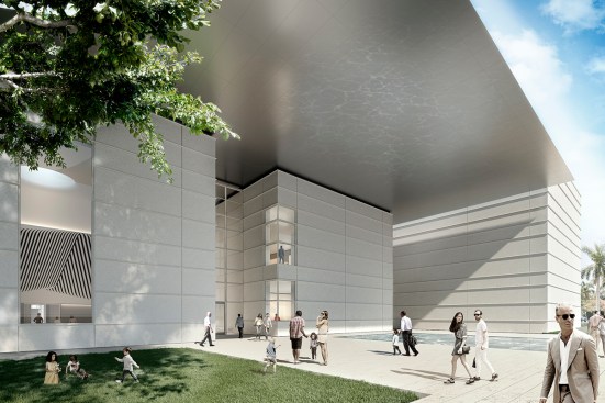 Rendering of the new Norton Museum of Art (Feb. 2016)