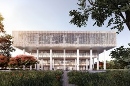 Southeast façade
