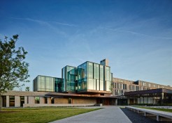Exterior of the Richard Ivey Building during the day.