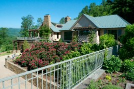 Main House from Garage Pavilion