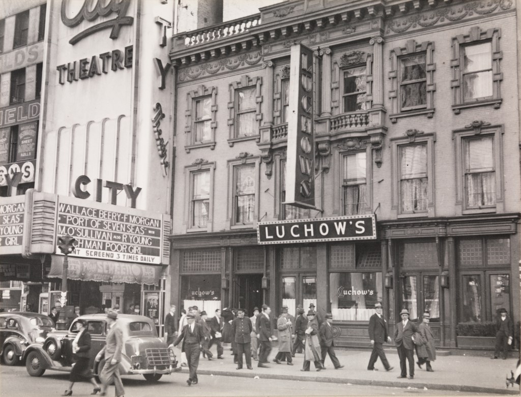 Luchow's restaurant on 14th Street in New York City