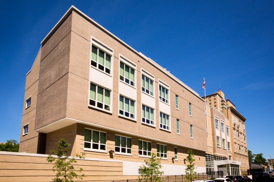 Side view of new addition.