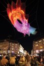 Echelman’s 2015 London installation titled “1.8.” The piece was suspended over Oxford Circus.