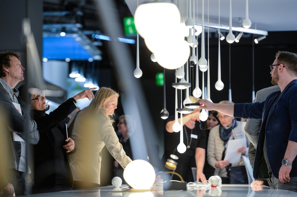 The Tobias Grau stand at Light+Building 2016.