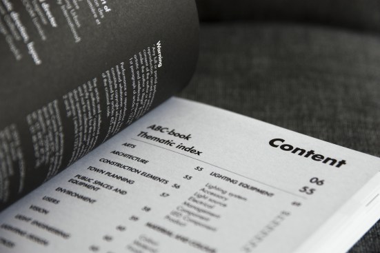 Lighting Pro Lexicon's Table of Contents