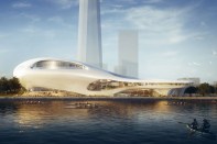 Rendering of Lucas Museum of Narrative Art in San Francisco