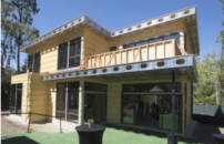 STANFORD, CA.,—JUNE 23, 2016,—A new 3,200 square foot custom home using a patented light steel frame building technology and integrated process for Stanford Professor of Climate and Clean Energy Mark Jacobson. This is BONE Structure's first California net zero-energy home.