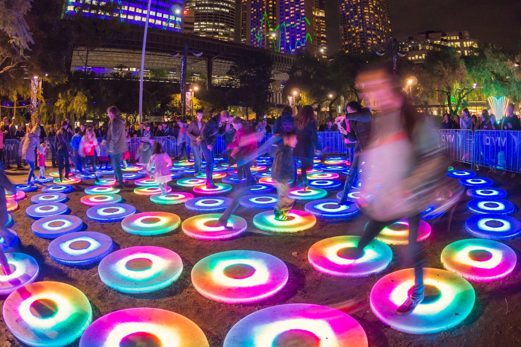 Artist Jen Lewin's installation titled "The Pool."