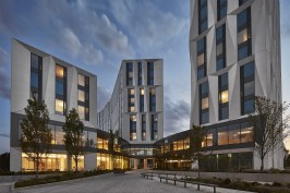 Campus North Residential Commons, by Studio Gang Architects