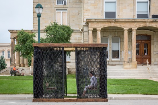 Deployable Smocked Porch, by Substance Architecture