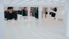 Bob Greenberg, founder and CEO of R/GA, looks at the model for his new New York workspace.