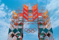 The 1984 Olympics, designed in collaboration with Deborah Sussman.