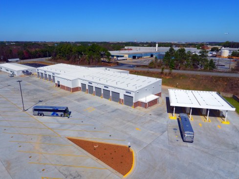 Georgia Regional Transportation Authority (GRTA) Loading Station - Designed by Stevens & Wilkinson