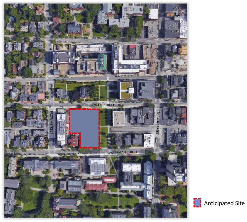Anticipated site for performing arts center