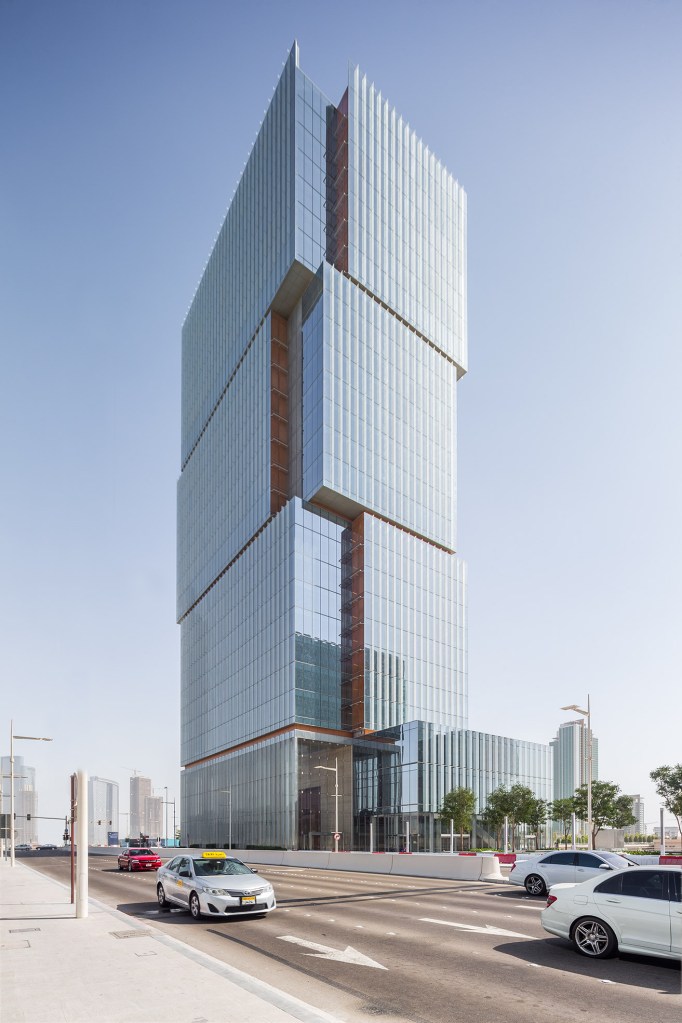 A daytime view of the building.
