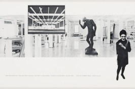 Pier Associates. Composite photograph of Phyllis Lambert and David Fix in their studio, 403–409 East Illinois Street, Chicago, c. 1970, Reproduction. Phyllis Lambert fonds, CCA. © Pier Associates