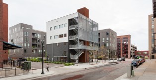 Exterior, view from southwest