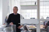 James Carpenter in his New York City office.