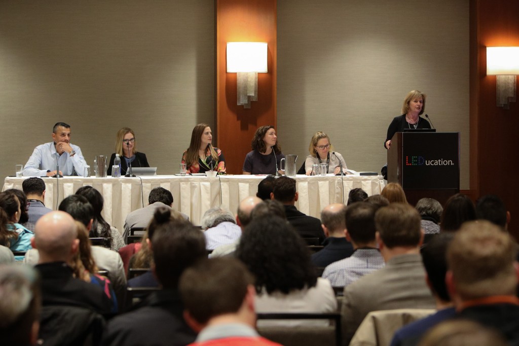 Seminar presentation from LEDucation11: A Lighting Designer, Electrician, Electrical Contractor and Integrator Walk Onto a Job Site presented by Sighte Studio principals Francesca Bastianini and Alex Pappas-Kalber.