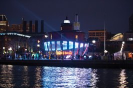 “Lightwave: Baltimore’s Beacon” was a feature installation at Light City 2016.