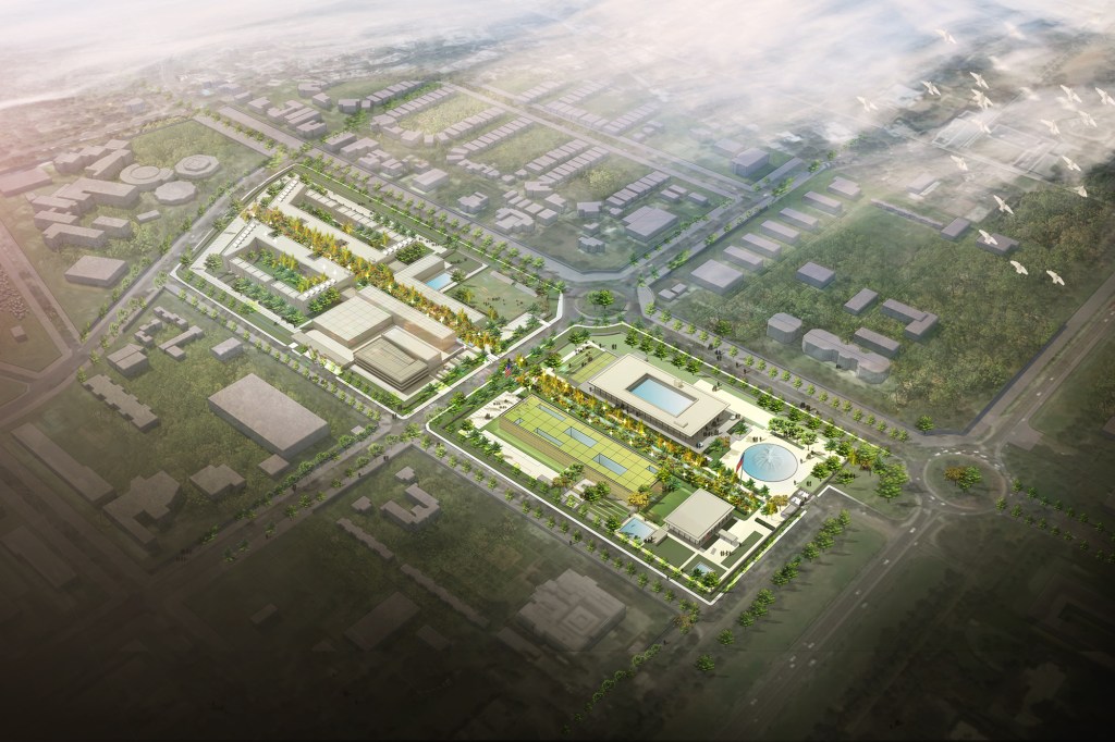 Excellence approach design for the U.S. Embassy in New Delhi by architecture firm Weiss/Manfredi